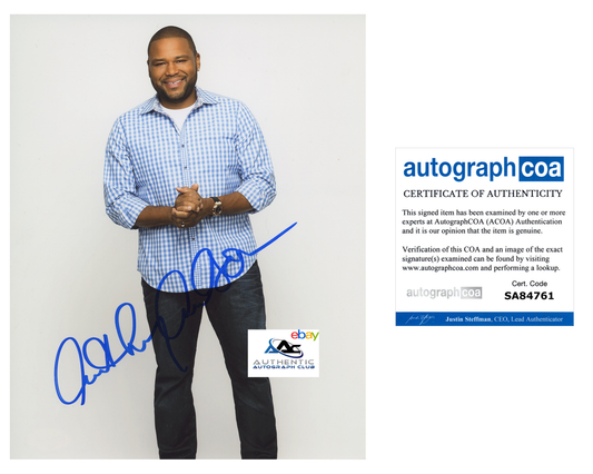 ANTHONY ANDERSON AUTOGRAPH SIGNED 8x10 PHOTO ACOA