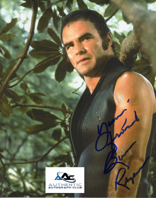 BURT REYNOLDS AUTOGRAPH SIGNED 8x10 DELIVERANCE PHOTO COA