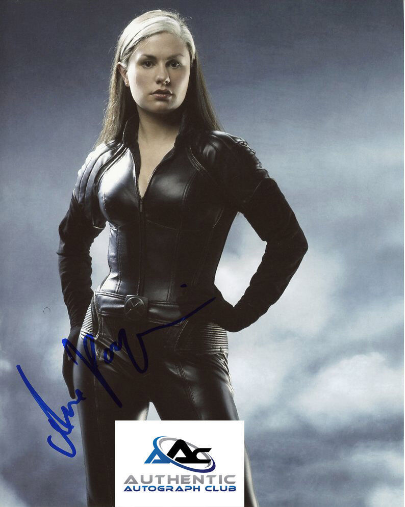 ANNA PAQUIN AUTOGRAPH SIGNED 8x10 PHOTO X-MEN ROGUE COA