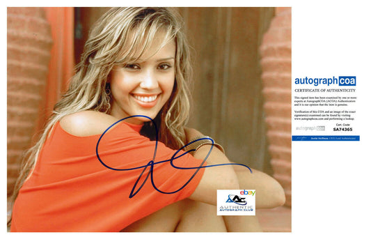 JESSICA ALBA AUTOGRAPH SIGNED 8x10 PHOTO ACOA