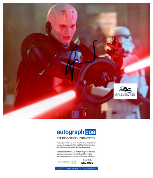 RUPERT FRIEND AUTOGRAPH SIGNED 8x10 PHOTO STAR WARS OBI-WAN THE GRAND INQUISITOR