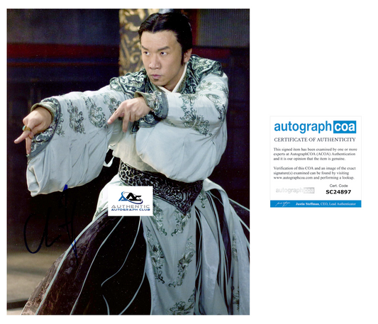 CHIN HAN AUTOGRAPH SIGNED 8x10 PHOTO ACOA