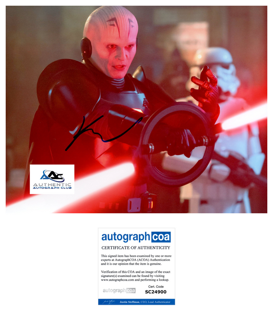 RUPERT FRIEND AUTOGRAPH SIGNED 8x10 PHOTO STAR WARS OBI-WAN THE GRAND INQUISITOR