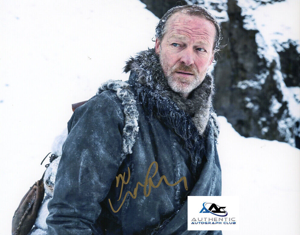 IAIN GLEN AUTOGRAPH SIGNED 8x10 PHOTO GAME OF THRONES GOT COA