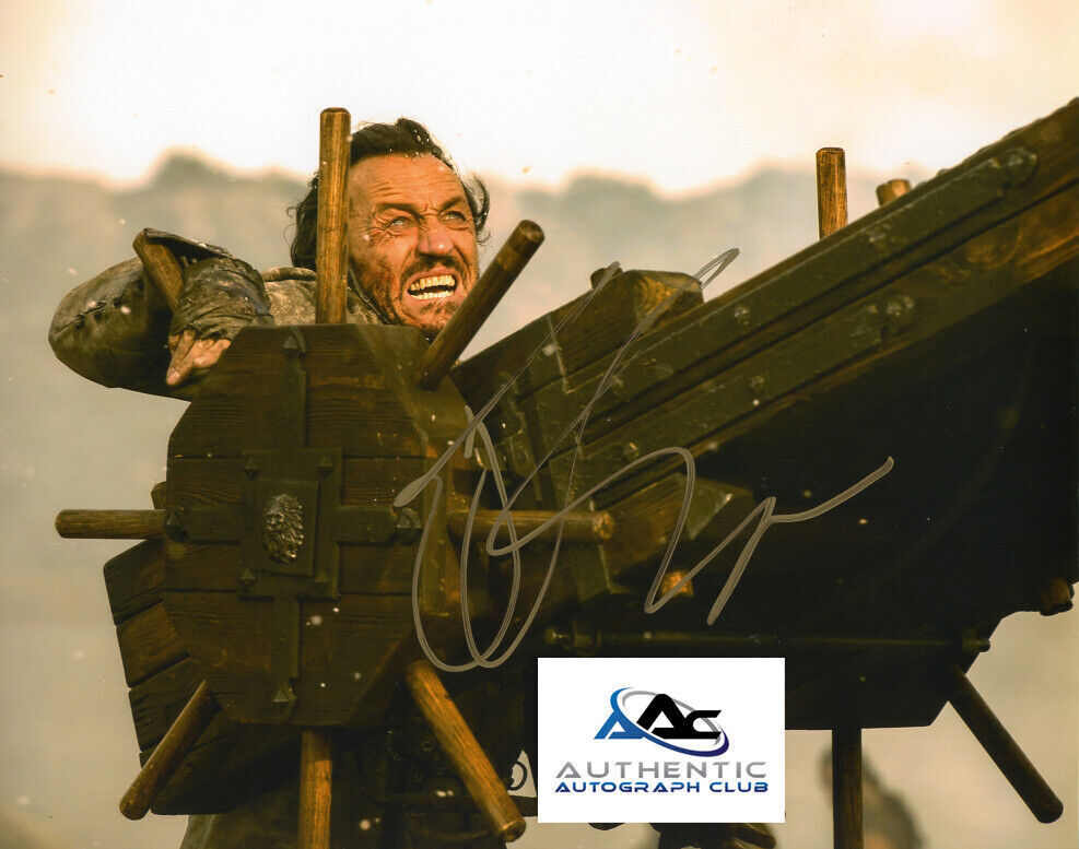 JEROME FLYNN AUTOGRAPH SIGNED 8x10 PHOTO GAME OF THRONES GOT COA