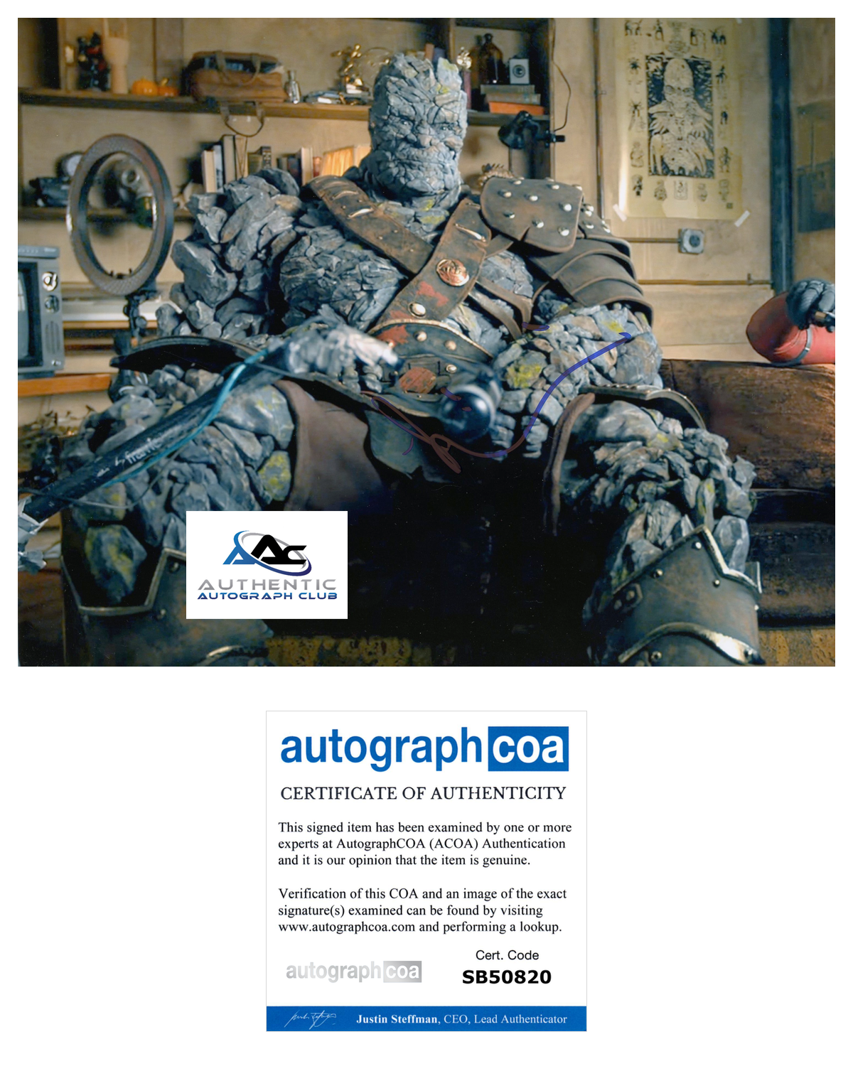 TAIKA WAITITI AUTOGRAPH SIGNED 8x10 PHOTO THOR LOVE AND THUNDER KORG ACOA