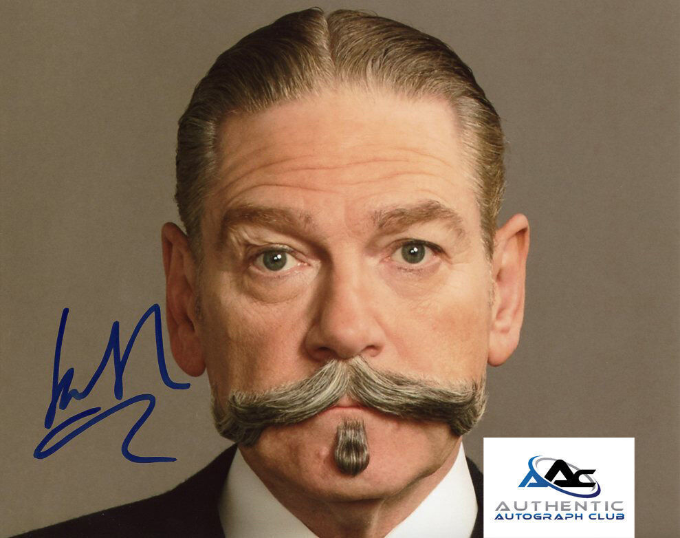 KENNETH BRANAGH AUTOGRAPH SIGNED 8X10 PHOTO MURDER ON THE ORIENT EXPRESS COA