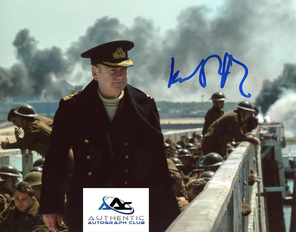 KENNETH BRANAGH AUTOGRAPH SIGNED 8X10 PHOTO DUNKIRK COMMANDER BOLTON COA