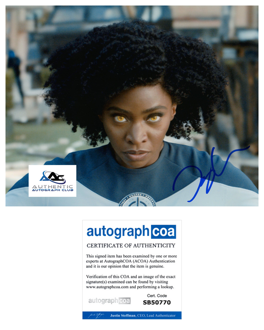 TEYONAH PARRIS AUTOGRAPH SIGNED 8x10 PHOTO WANDAVISION ACOA