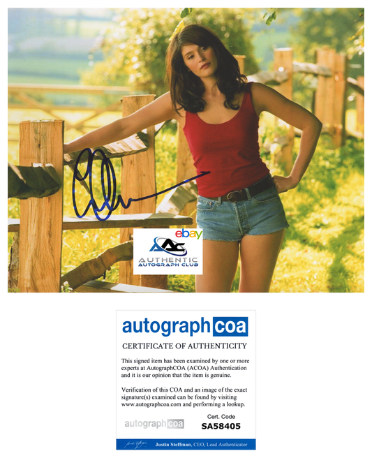 GEMMA ARTERTON AUTOGRAPH SIGNED 8x10 PHOTO ACOA