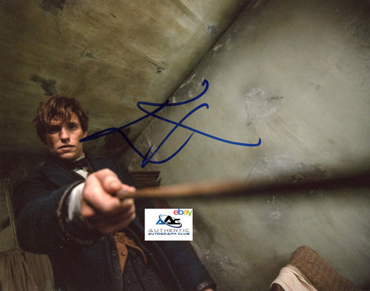 EDDIE REDMAYNE AUTOGRAPH SIGNED 8x10 PHOTO NEWT SCAMANDER FANTASTIC BEASTS COA