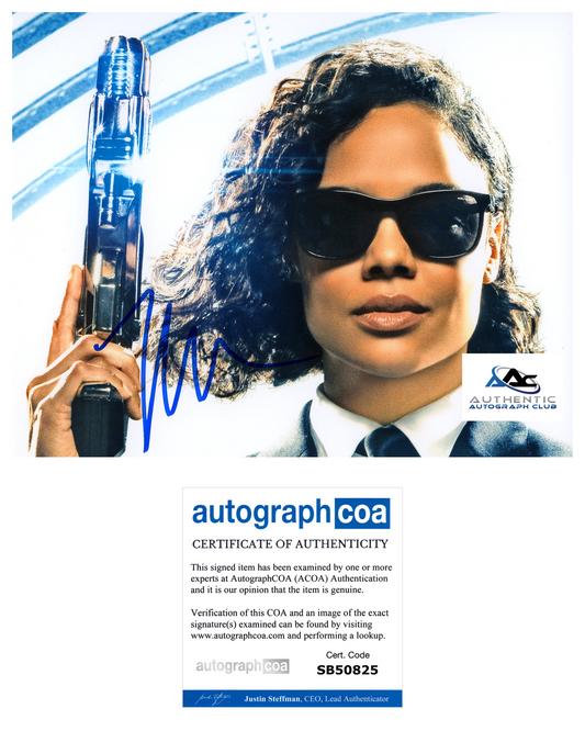 TESSA THOMPSON AUTOGRAPH SIGNED 8X10 PHOTO MEN IN BLACK MOLLY ACOA