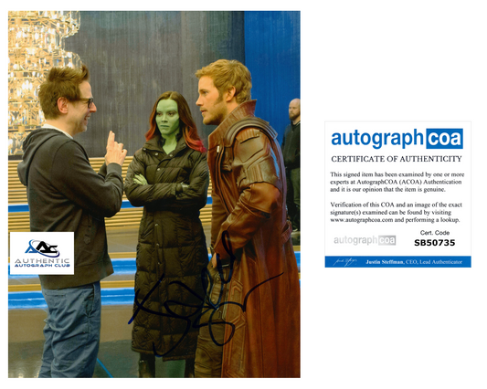 DIRECTOR JAMES GUNN AUTOGRAPH SIGNED 8X10 PHOTO MARVEL GOTG ACOA