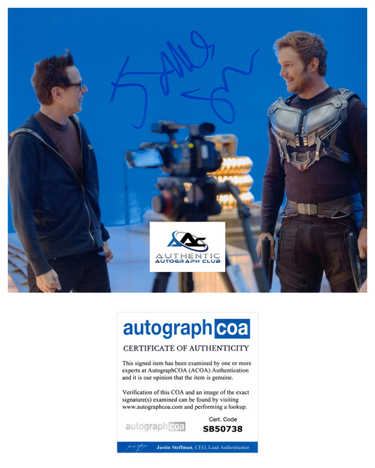 DIRECTOR JAMES GUNN AUTOGRAPH SIGNED 8X10 PHOTO MARVEL GOTG ACOA