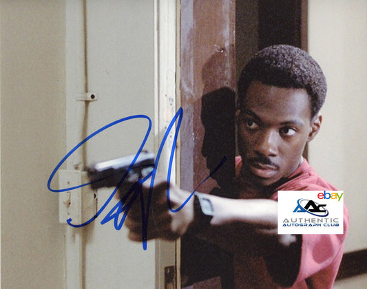 EDDIE MURPHY AUTOGRAPH SIGNED 8x10 BEVERLY HILLS COP PHOTO COA