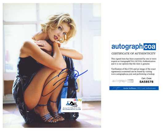 FAITH HILL AUTOGRAPH SIGNED 8x10 PHOTO MUSICIAN COUNTRY SINGER ACOA