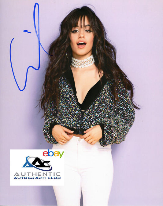 CAMILA CABELLO AUTOGRAPH SIGNED 8x10 PHOTO SENORITA SINGER MUSICIAN COA