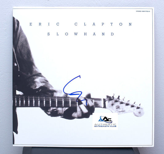 ERIC CLAPTON AUTOGRAPH SIGNED SLOWHAND ALBUM VINYL LP COA