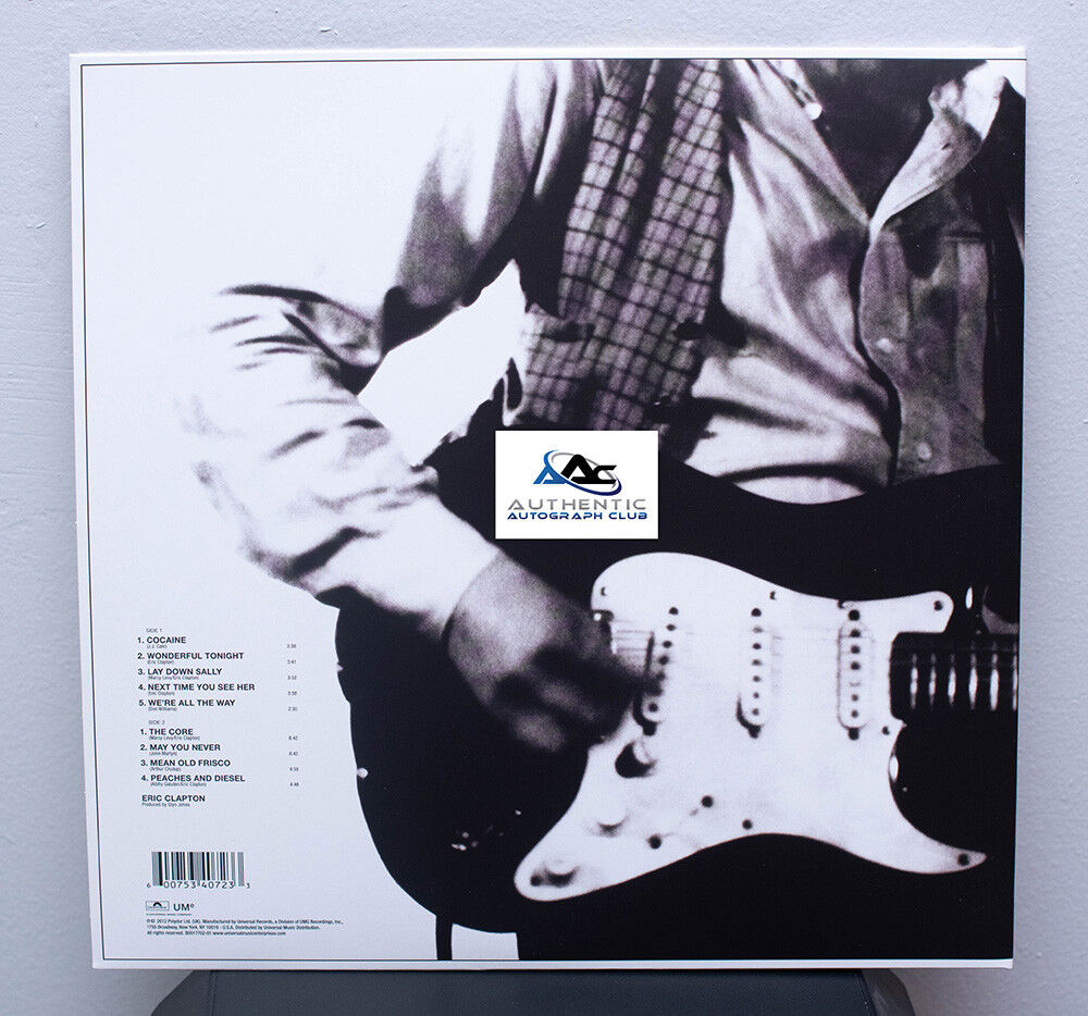 ERIC CLAPTON AUTOGRAPH SIGNED SLOWHAND ALBUM VINYL LP COA