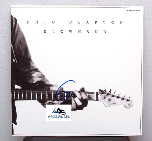 ERIC CLAPTON AUTOGRAPH SIGNED SLOWHAND ALBUM VINYL LP COA