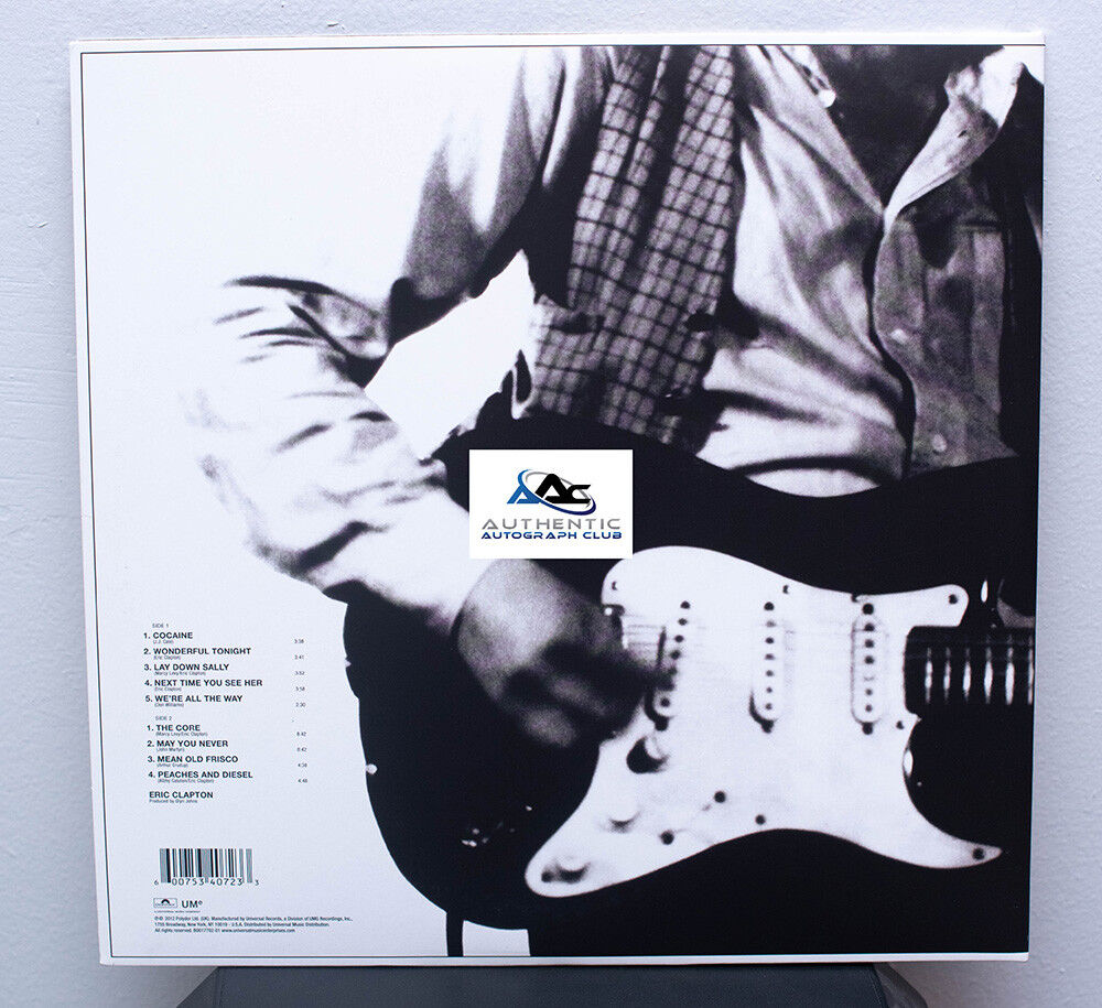 ERIC CLAPTON AUTOGRAPH SIGNED SLOWHAND ALBUM VINYL LP COA