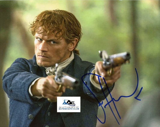 SAM HEUGHAN AUTOGRAPH SIGNED 8X10 PHOTO OUTLANDER COA