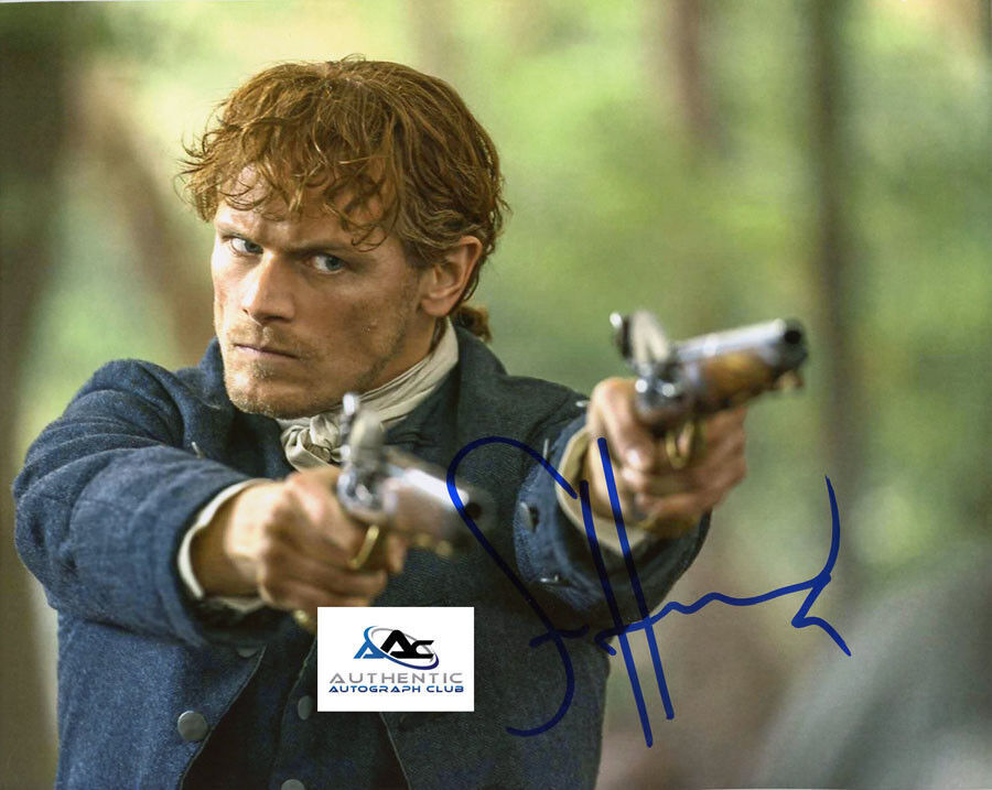 SAM HEUGHAN AUTOGRAPH SIGNED 8X10 PHOTO OUTLANDER COA