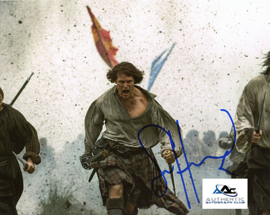 SAM HEUGHAN AUTOGRAPH SIGNED 8X10 PHOTO OUTLANDER COA