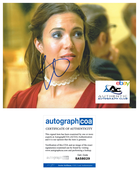 MANDY MOORE AUTOGRAPH SIGNED 8x10 PHOTO THIS IS US ACOA