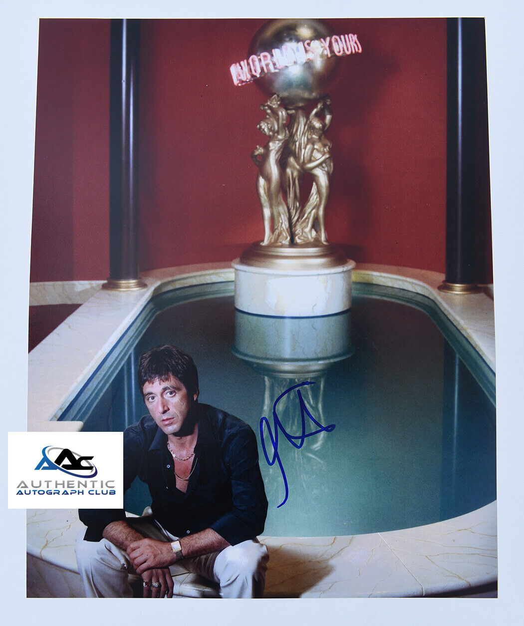 AL PACINO AUTOGRAPH SIGNED 11x14 PHOTO SCARFACE TONY MONTANA COA