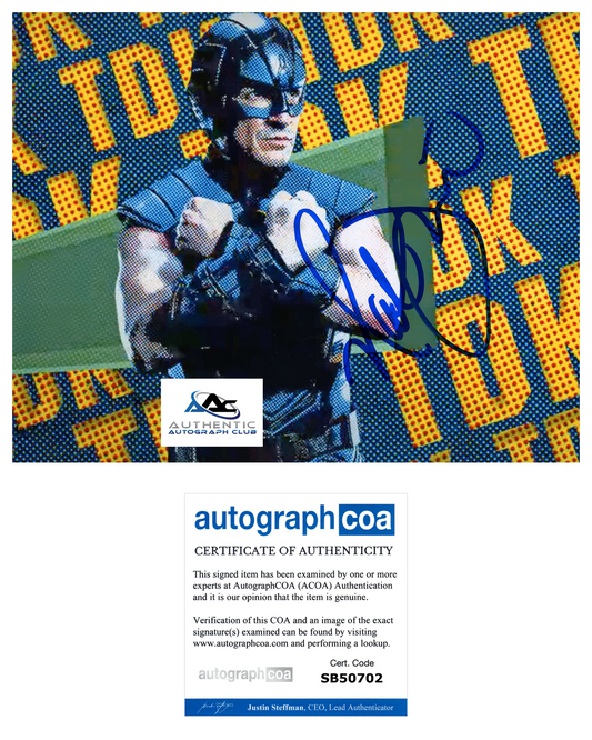 NATHAN FILLION AUTOGRAPH SIGNED 8X10 PHOTO SUICIDE SQUAD CASTLE FIREFLY ACOA