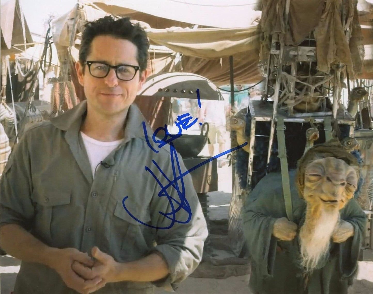 J.J. Abrams Autograph Signed 8x10 Photo Star Wars: The Force Awakens COA