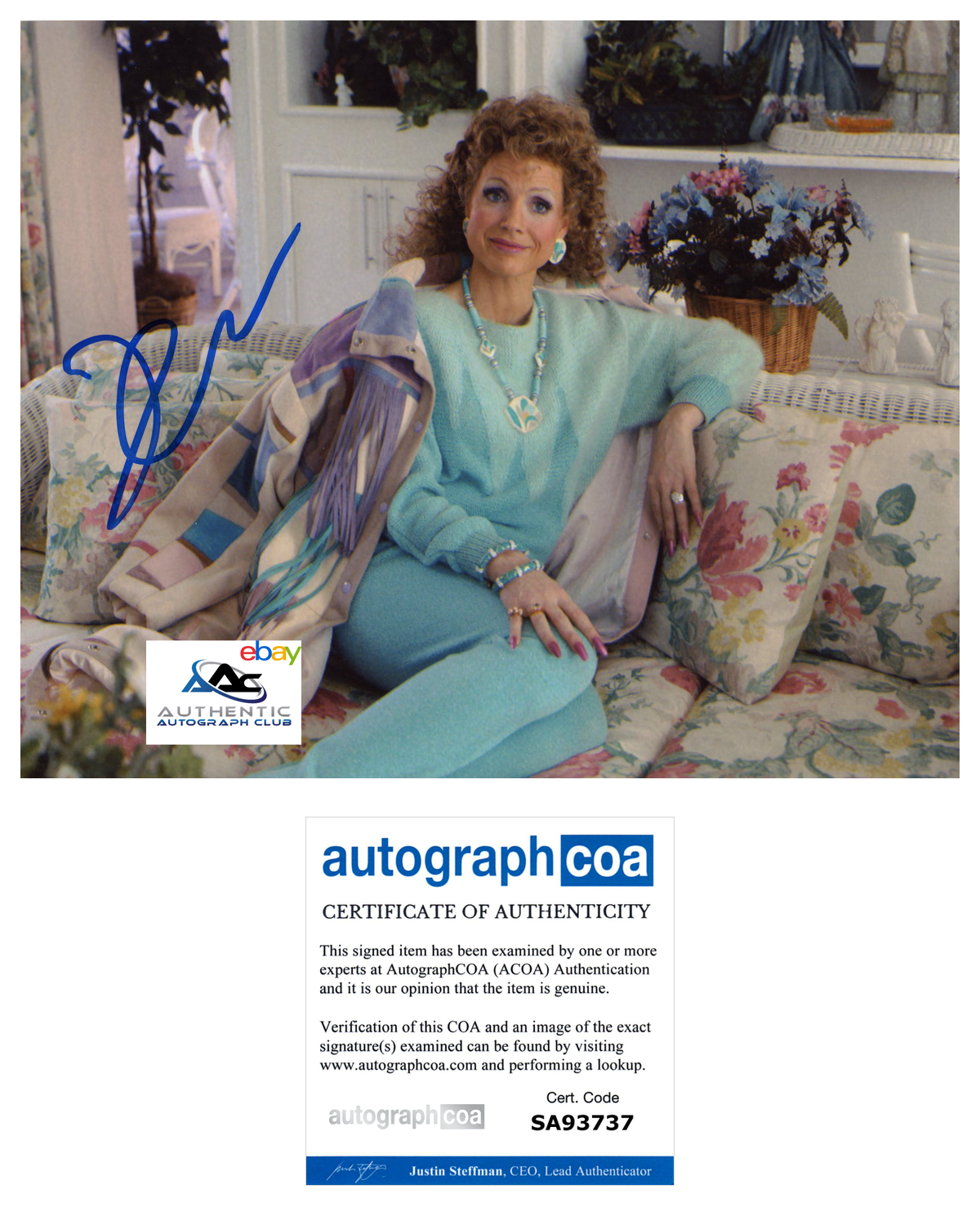 JESSICA CHASTAIN AUTOGRAPH SIGNED 8x10 PHOTO THE EYES OF TAMMY FAYE ACOA COA