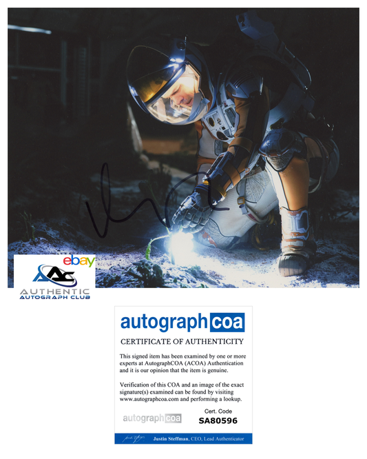 MATT DAMON AUTOGRAPH SIGNED 8x10 PHOTO THE MARTIAN ACOA