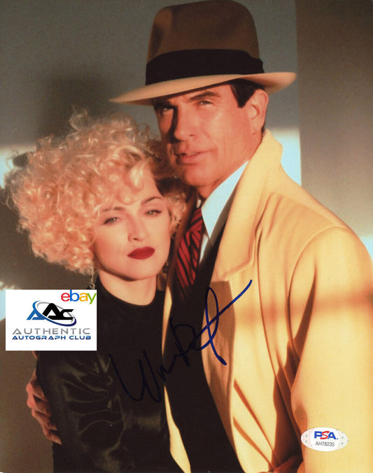 WARREN BEATTY AUTOGRAPH SIGNED 8x10 PHOTO BONNIE AND CLYDE DICK TRACY PSA COA