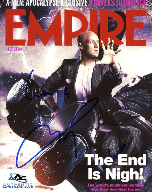 JAMES MCAVOY AUTOGRAPH SIGNED 8x10 PHOTO X-MEN PROFESSOR CHARLES XAVIER COA