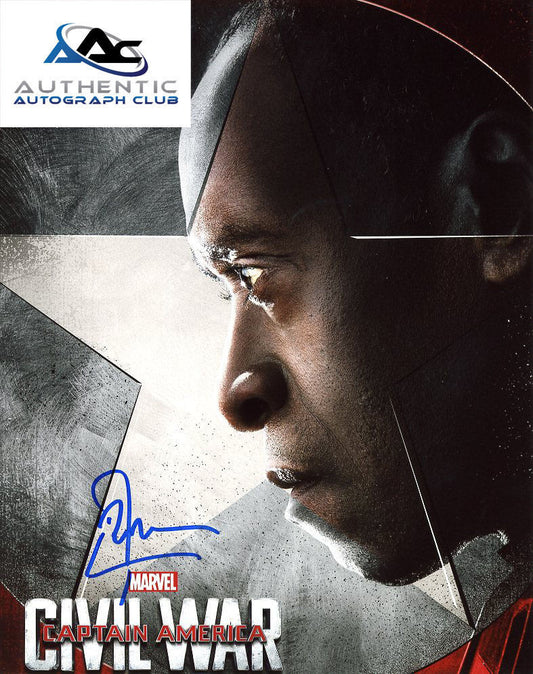 DON CHEADLE AUTOGRAPH SIGNED 8x10 PHOTO CAPTAIN AMERICA CIVIL WAR MACHINE COA