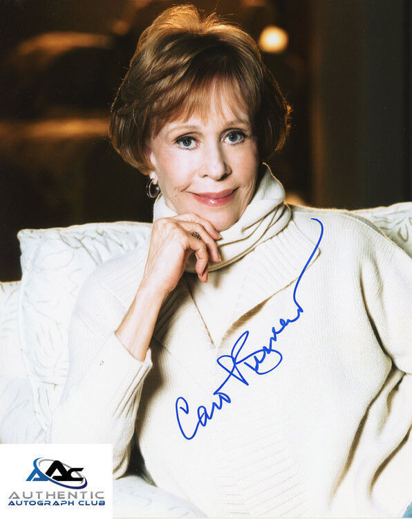 CAROLL BURNETT AUTOGRAPH SIGNED 8x10 PHOTO COA