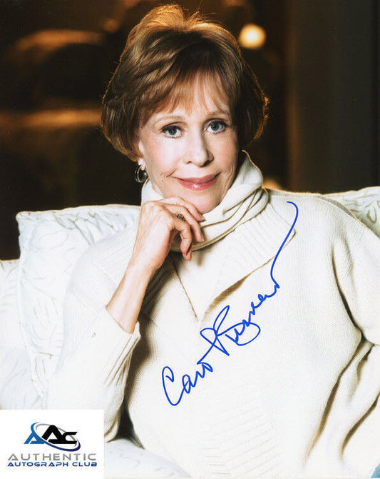 CAROLL BURNETT AUTOGRAPH SIGNED 8x10 PHOTO COA