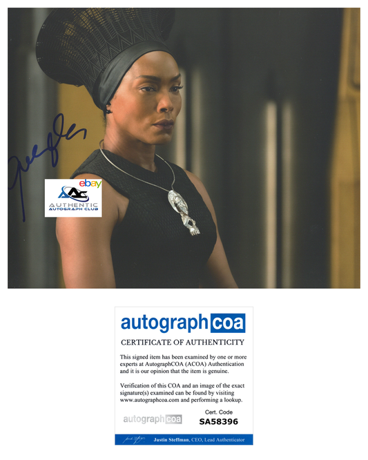 ANGELA BASSETT AUTOGRAPH SIGNED 8X10 PHOTO BLACK PANTHER ACOA