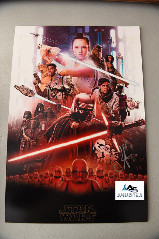 JJ ABRAMS AUTOGRAPH SIGNED 12X18 PHOTO STAR WARS DIRECTOR COA