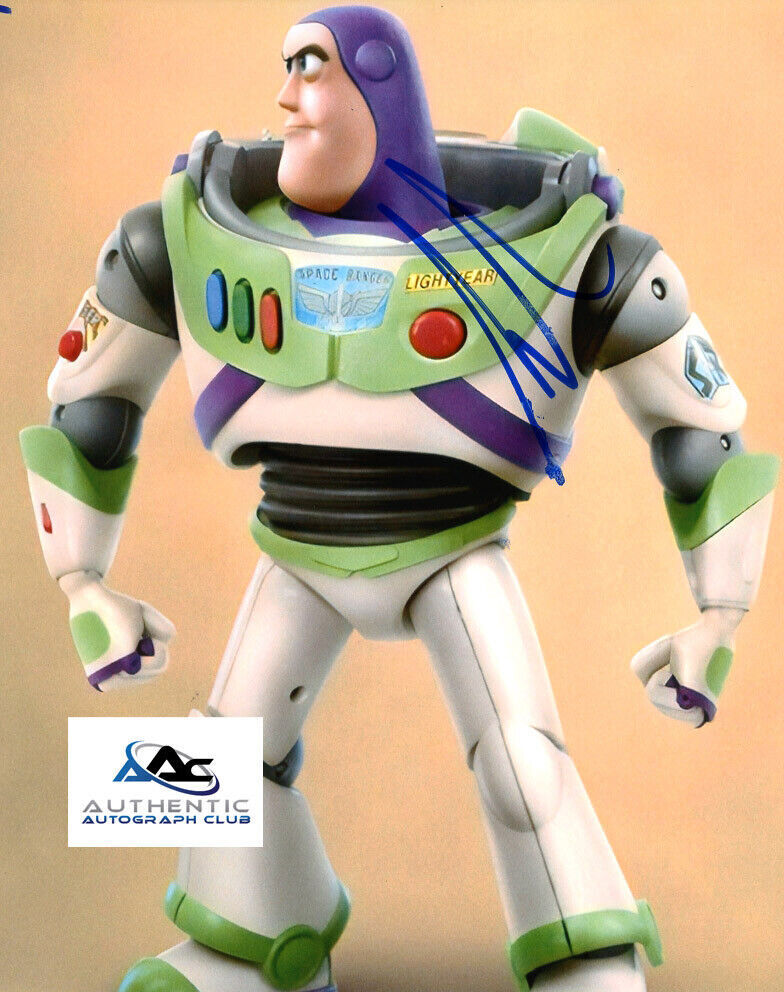 TIM ALLEN AUTOGRAPH SIGNED 8x10 PHOTO TOY STORY 4 BUZZ LIGHTYEAR COA