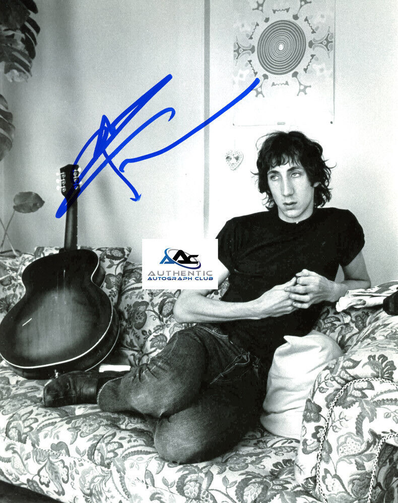 PETE TOWNSHEND AUTOGRAPH SIGNED 8x10 PHOTO THE WHO GUITARIST COA