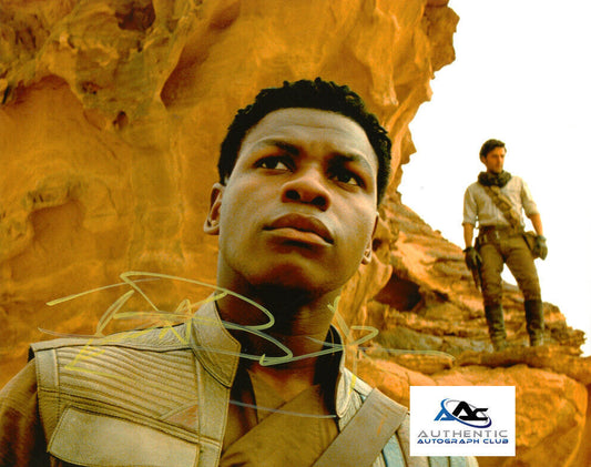 JOHN BOYEGA AUTOGRAPH SIGNED 8x10 PHOTO STAR WARS FINN THE RISE OF SKYWALKER COA