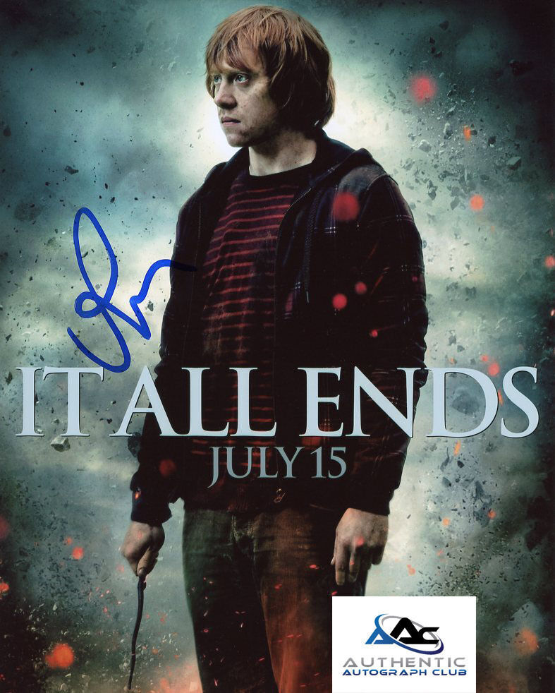 RUPERT GRINT AUTOGRAPH SIGNED 8X10 PHOTO HARRY POTTER COA