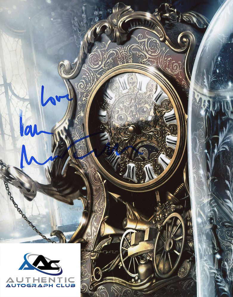 IAN MCKELLEN AUTOGRAPH SIGNED 8X10 PHOTO BEAUTY AND THE BEAST COA