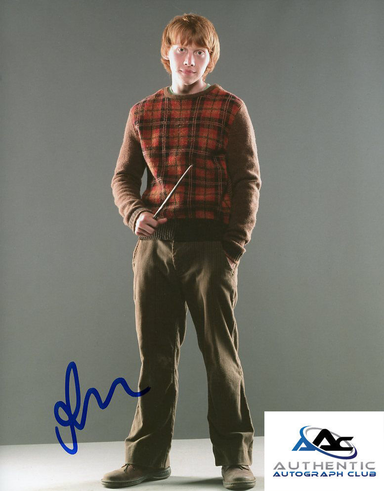 RUPERT GRINT AUTOGRAPH SIGNED 8X10 PHOTO HARRY POTTER COA