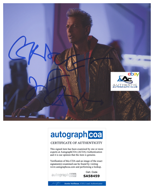 JEFF GOLDBLUM AUTOGRAPH SIGNED 8x10 PHOTO GRANDMASTER THOR RAGNORAK ACOA