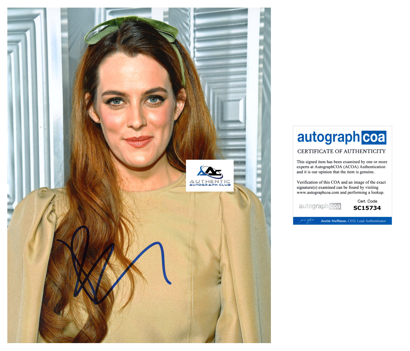 RILEY KEOUGH AUTOGRAPH SIGNED 8x10 PHOTO ACOA