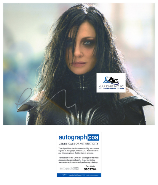 CATE BLANCHETT AUTOGRAPH SIGNED 8X10 THOR VILLAN RAGNAROK PHOTO ACOA